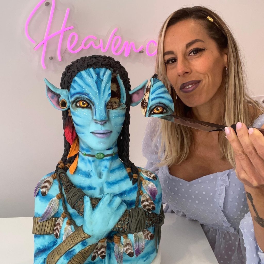 gâteau avatar cake design, face cake, heaven cake Nice